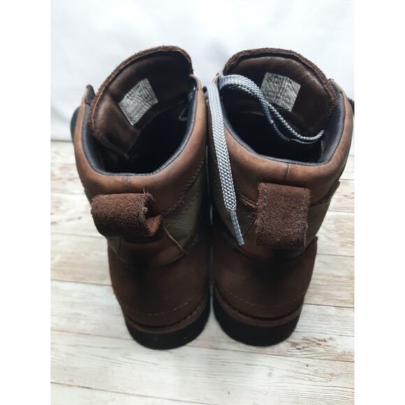 Men Cabela's 4 Sz 10M Brown Leather Ankle Boot Hunting Hiking Outdoors - Picture 2 of 16